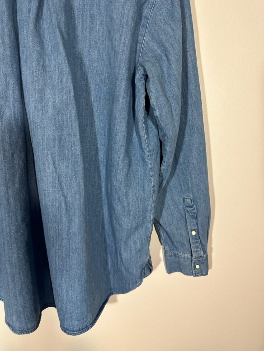Sezane Chambray Shirt Size 40 - Picture 10 of 11